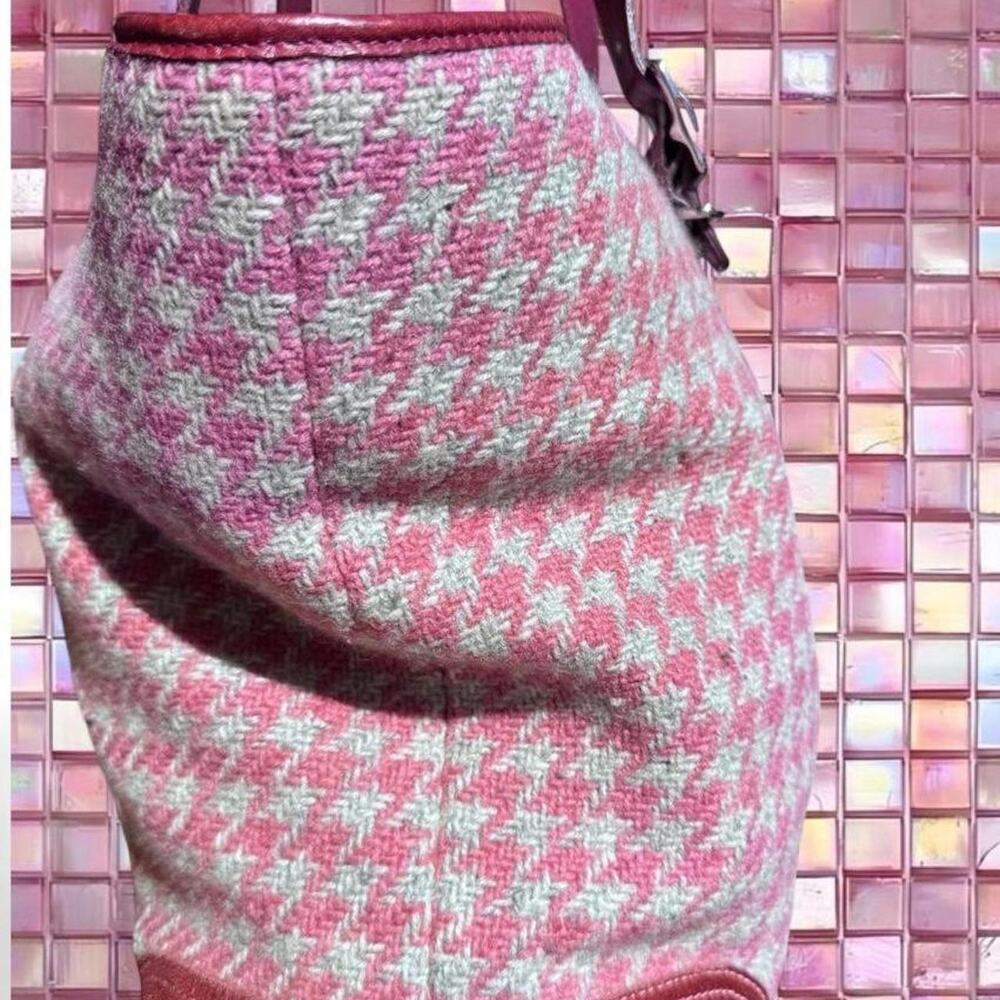 Coach white pink houndstooth - Picture 5 of 8